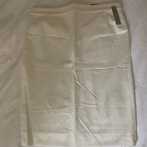 Ivory pencil skirt NWT